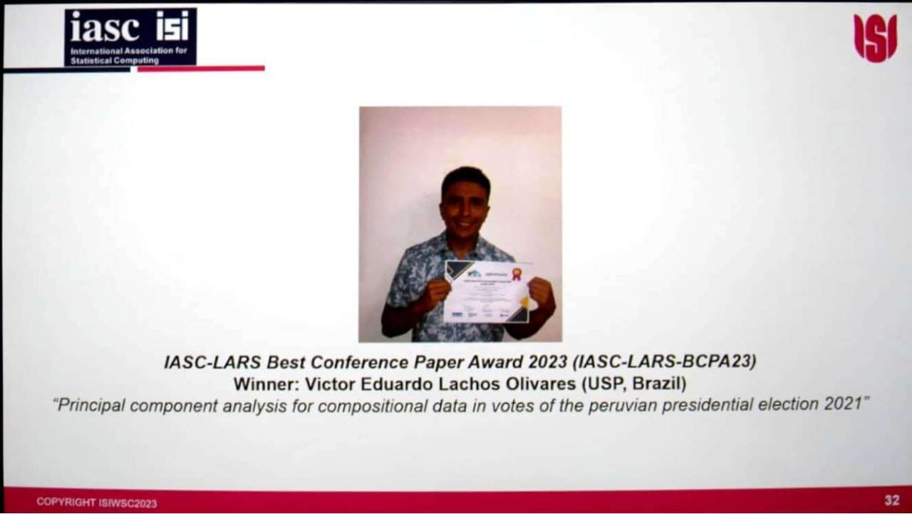 Vencedor de artigo Victor Olivares