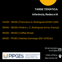 25/10/2024 - Tarde Temática: Inferência, Redes e IA 25/10/2024 - Tarde Temática: Inferência, Redes e IA