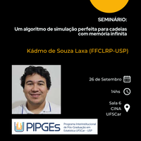 26/09/25 - Seminário do Programa Interinstitucional de Pós-Graduação em Estatística (PIPGEs) da UFSCar-USP