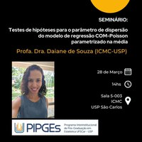 28/03/25 - Seminário do Programa Interinstitucional de Pós-Graduação em Estatística (PIPGEs) da UFSCar-USP